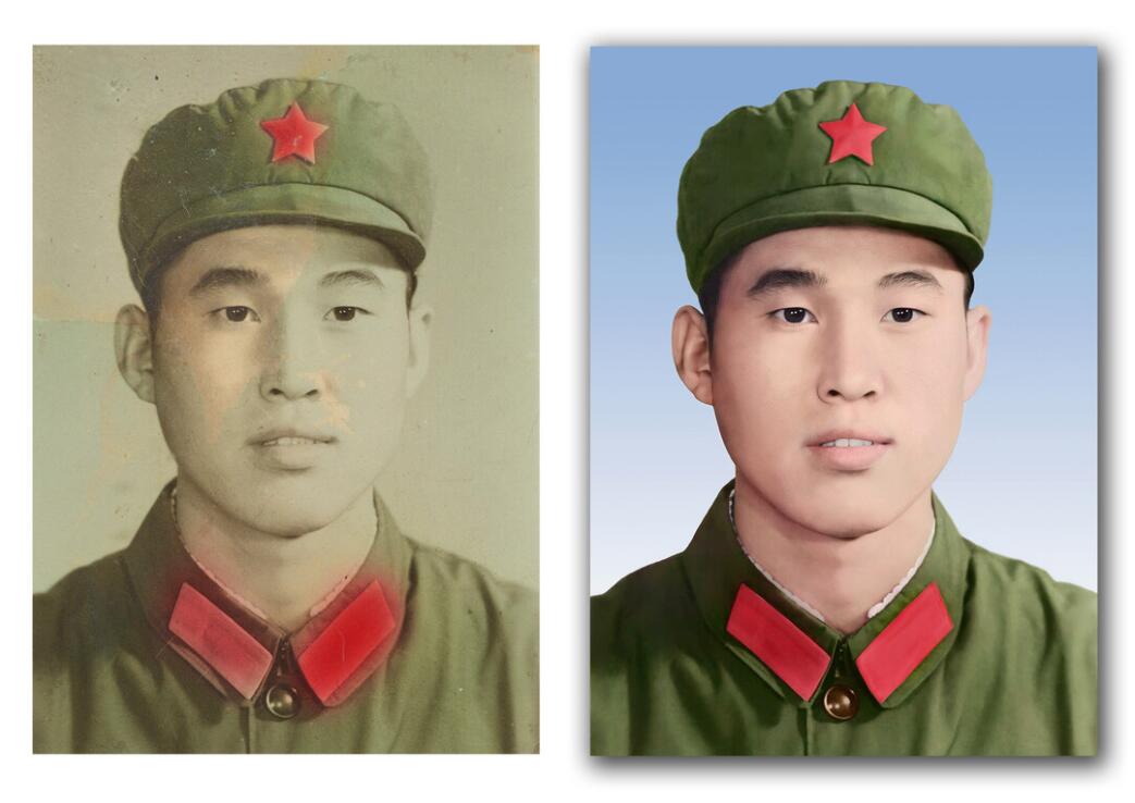 龙楼镇破损照片修复-18